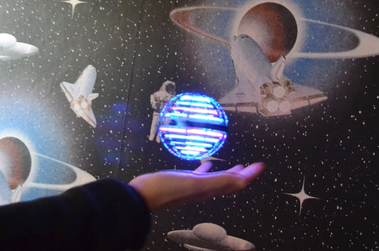 MagixOrb drone ball with LED lights.